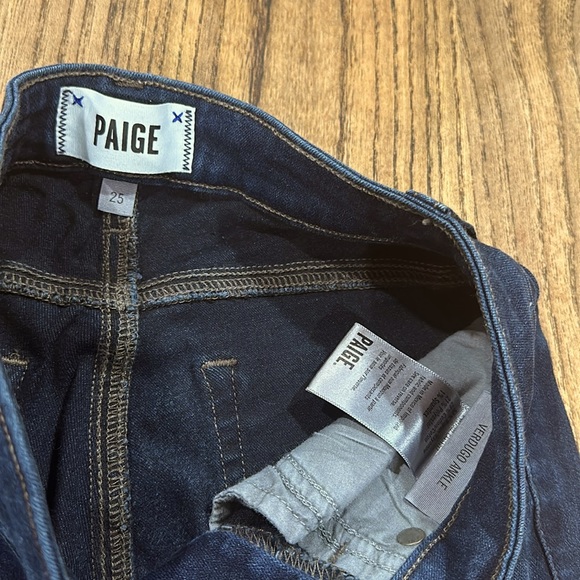 PAIGE VERDUGO ANKLE JEANS SIZE 25 - Picture 7 of 11